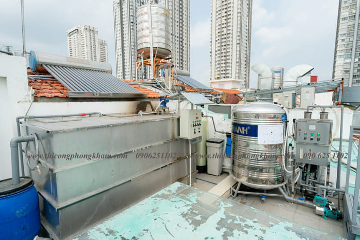 Khu vực xử lý nước thải và RO